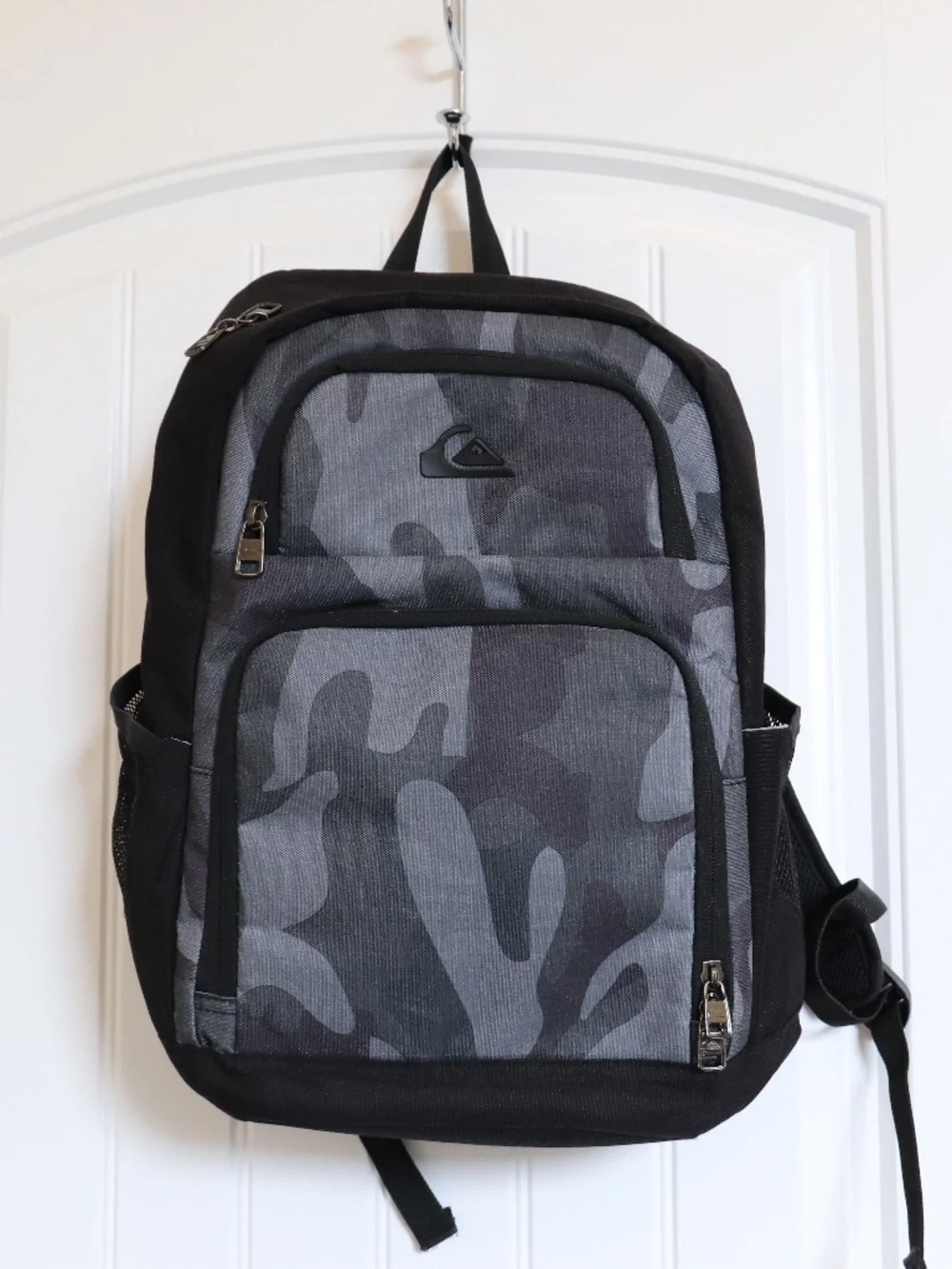 Quicksilver Camouflage School Backpack Streetwear Outdoor Bookbag Gorpcore